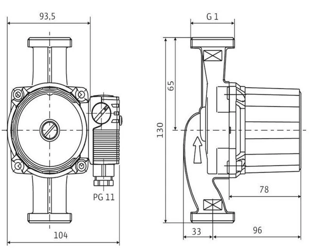 Water Circulation Pump RS15/6 220Volt 50 HZ Solar Water Heater Pump