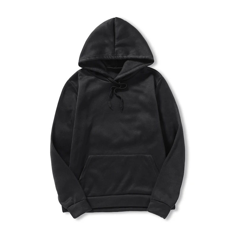

QINGYU Man Hoodies Sweatshirt Tops Pullovers Solid Color Hoody Men Hip Hop Hoodie Large Size 4XL US77