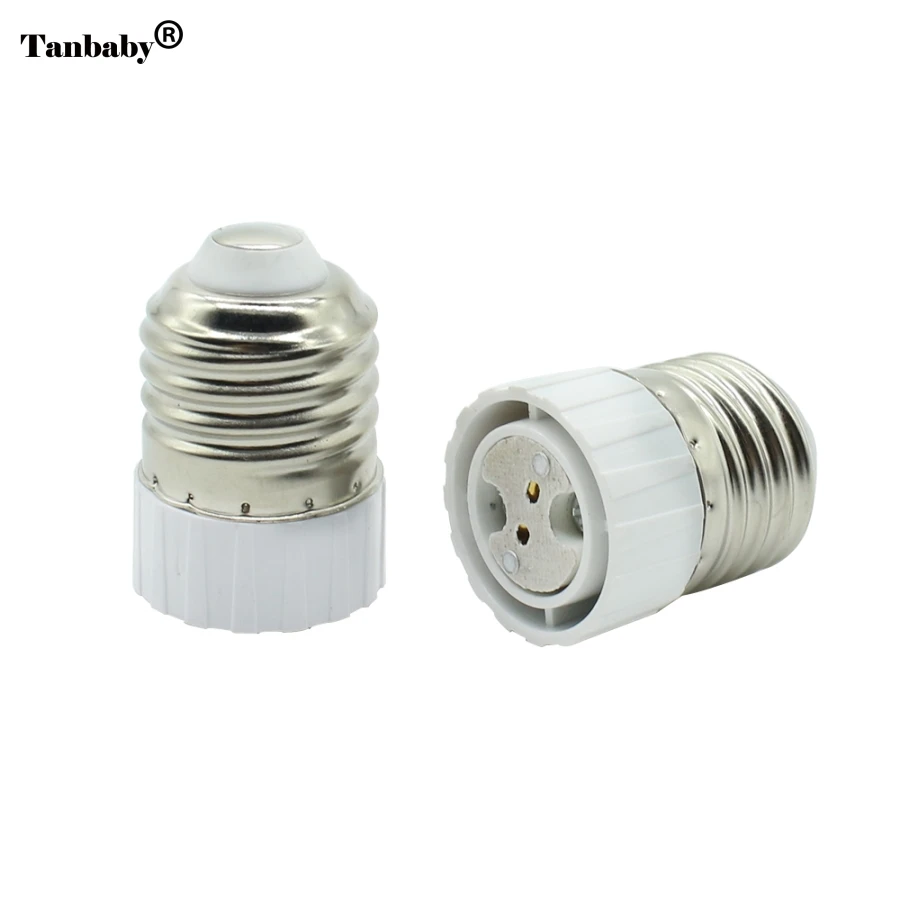 

Tanbaby 4Pcs E27 to MR16 Base Converter E27 lamp holder Adapter Screw Socket E27 to GU5.3 G4