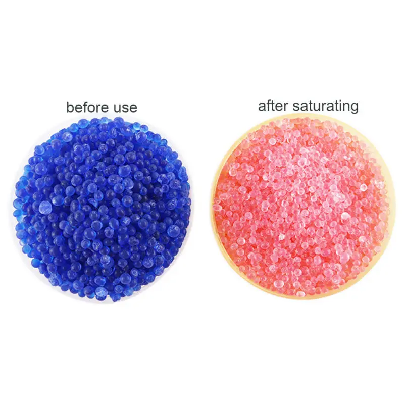 60g Orange Blue Silica Gel Moisture Absorber Reusable Silica Gel Desiccant  Silica Gel Absorbent Box Color-Changing (10)