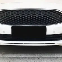 Передняя верхняя черная хромированная сотовая решетка для гриля, пригодная для Ford Fusion