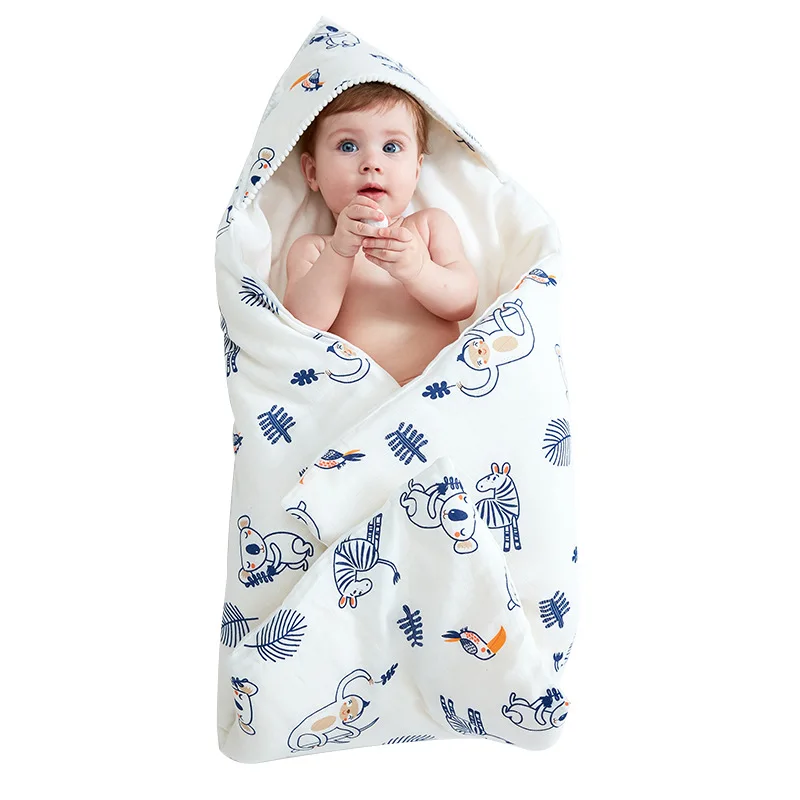 Хлопковая детская спальная сумка с животными, тонкая ночная рубашка, летние детские спальные мешки, новая детская одежда для сна 0-3 лет