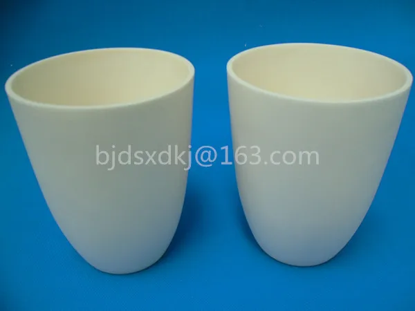 

99.3% alumina crucible / 800ml / Arc-Shaped / corundum crucible / Al2O3 ceramic crucible / Sintered crucible