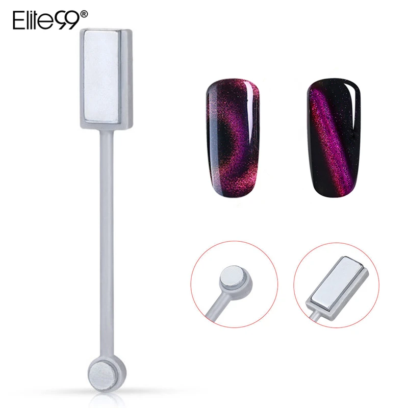 

Elite99 Double-end Cat's Eye Gel Megnet Double Head Stick Magical 3D Gel Polish Dual Sides Nail Art Manicure Tool Square Round