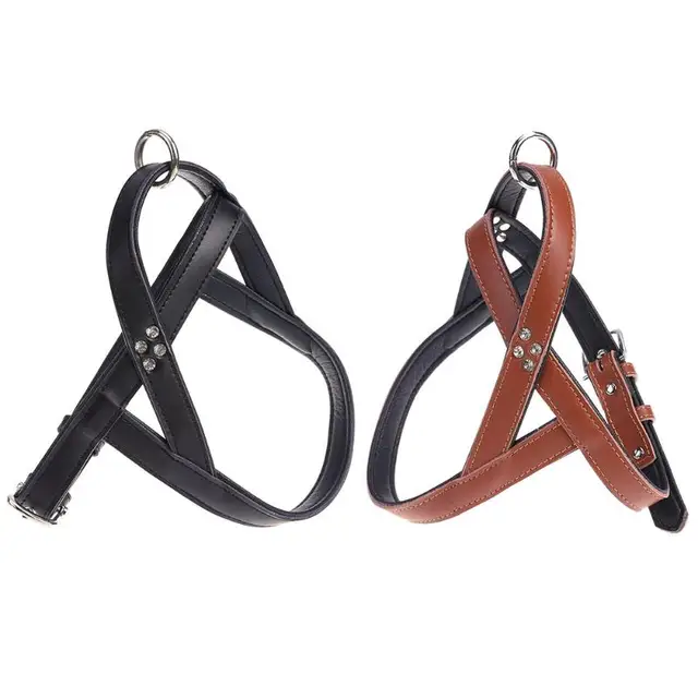 Dog Collar Reflective Rope PU Handle Adjustable Dog Harness For Small Medium Large Dog Leash