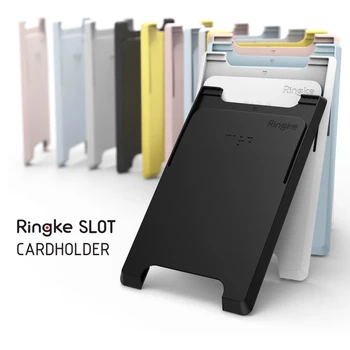 

Ringke Slot Universal Card Holder Stick On Phone Case for iPhone X Card Clips Credit Card Sleeve for Galaxy S9 Note 8