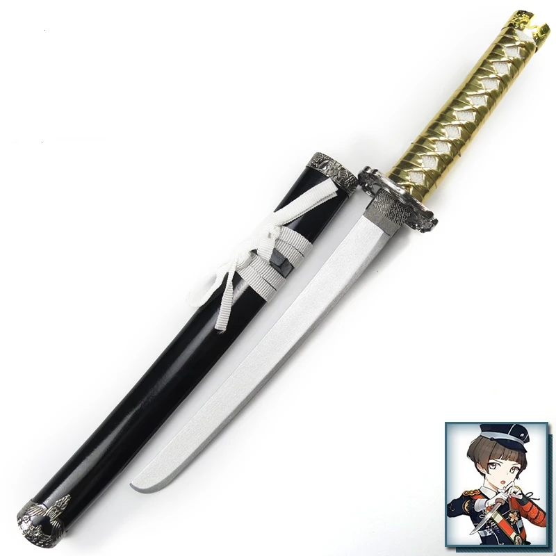 Online Game Touken Ranbu Hirano Toushirou Wooden Sword Cosplay Katana Short Blade Original Negative Stage Performance Props |