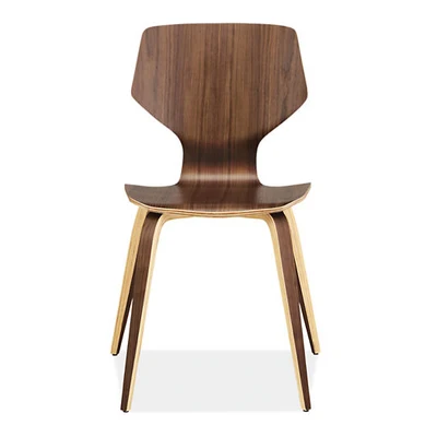 Скандинавский обеденный стул современный минималистский дом твердая деревянная задняя изогнутая форма, деревянные украшения кафе со стульями дизайн креативные стулья для ресторанов
