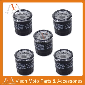 

5PCS Motorcycle Oil Filter Cleaner For KAWASAKI MARINE JET SKI STX 15F ULTRA 250X 260LX 260X 300LX 300X 310LX 310R 310X LX