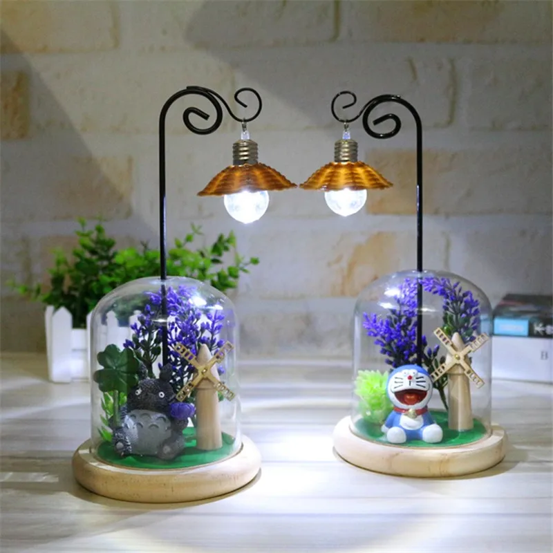 

Jingle Totoro LED Night Light Desk Lamp Kids Children Bedroom Bedside Table Lamp Birthday Decorations Creative Nightlight
