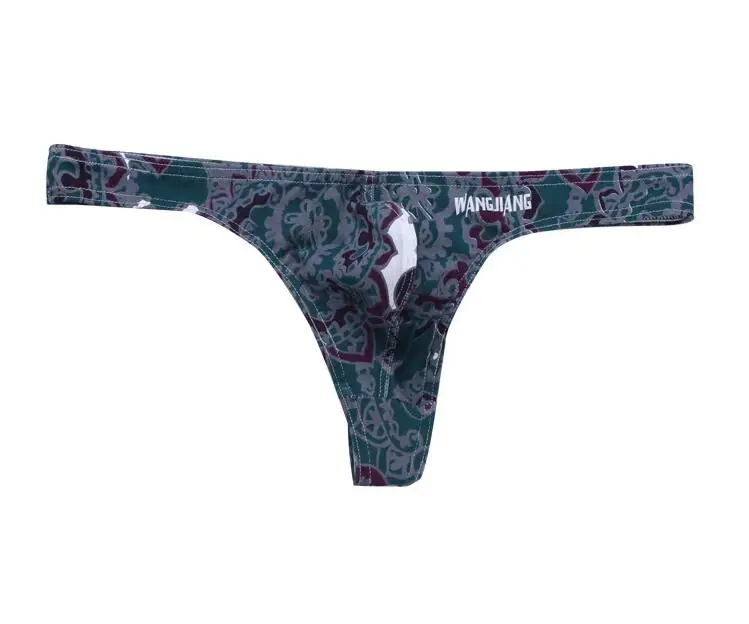 New WJ Mens sexy t back underwear Chinese style classic thongs briefs 4
