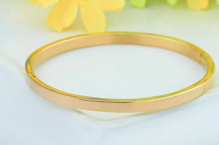 Розовое золото цвет нержавеющая сталь лучше браслет для женщин браслет манжета B15619H