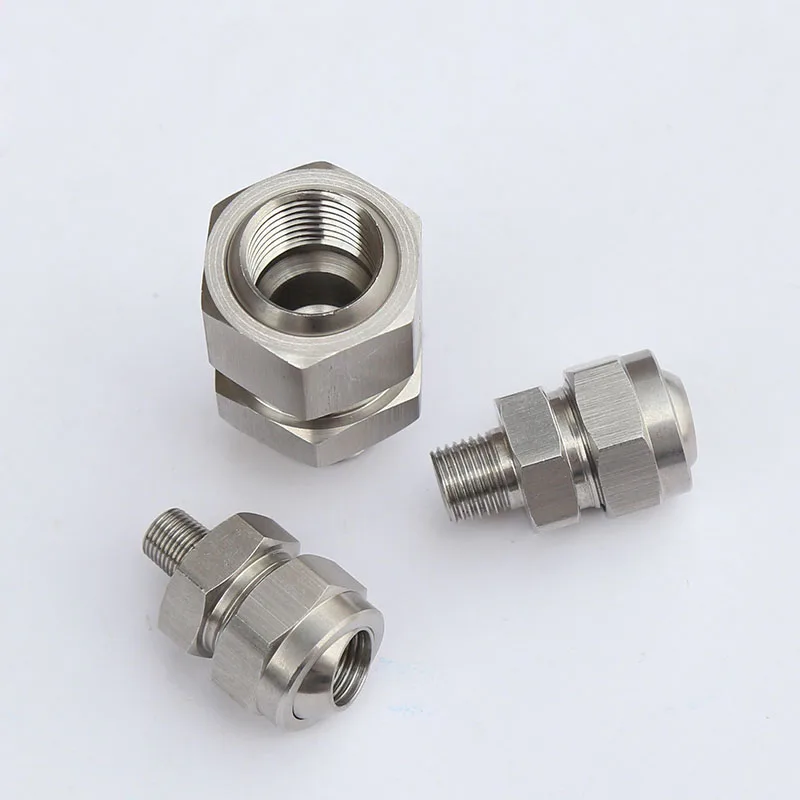 1/8 1/4 3/8 1/2 inch BSPT Adjustable rotatable nozzle base steel ball