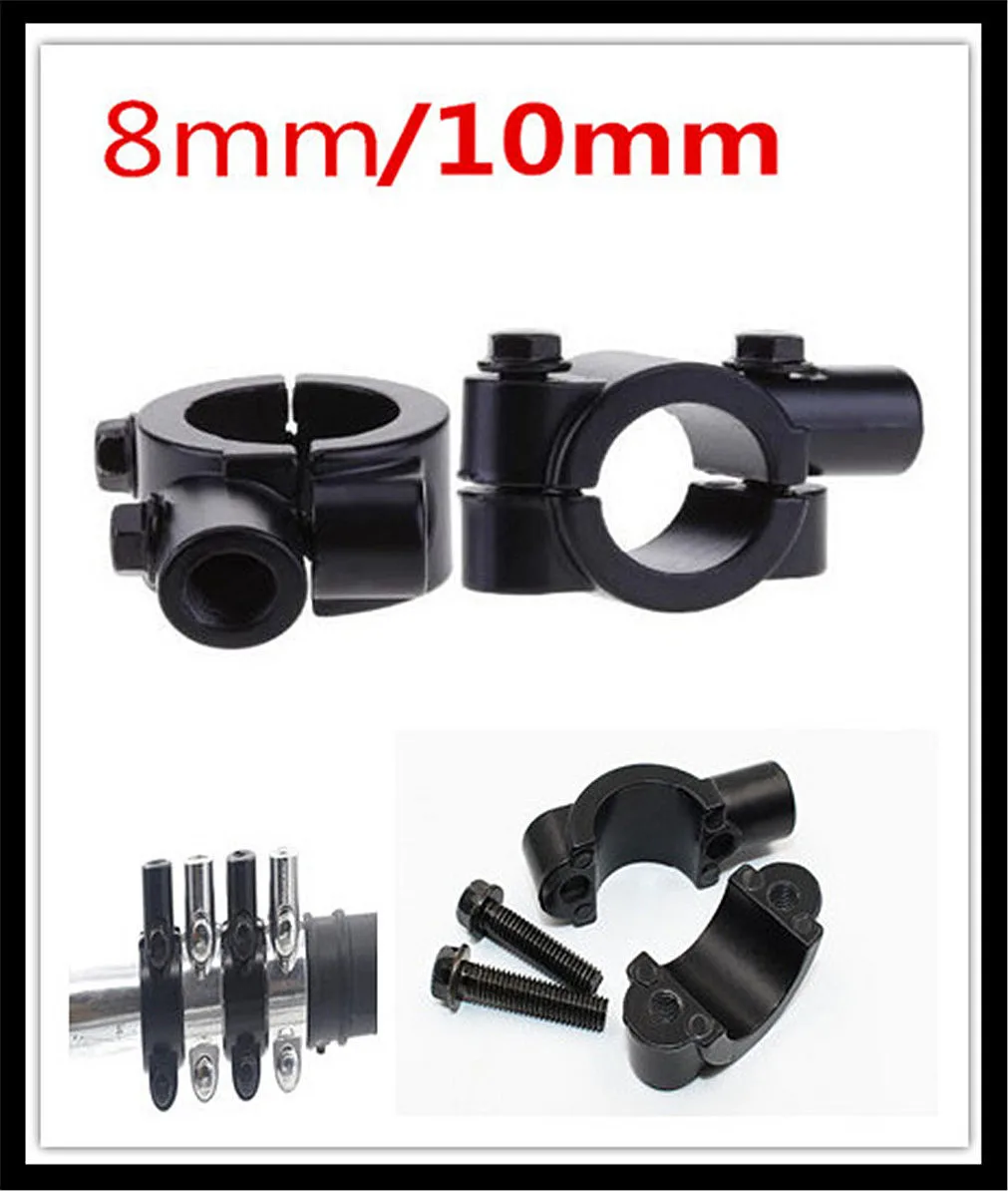 

Motorcycle bike side rearview mirrors Mirror Holder Adapter for Ducati Scrambler 748 900SS 916 Diavel CaRbon XDiavel S