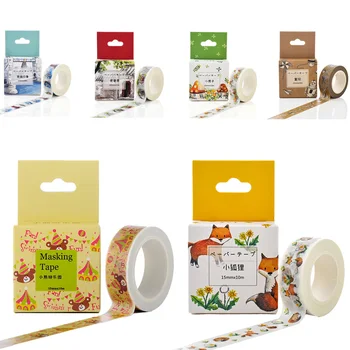 

FangNymph Fashion Lovely Colorful Paper Adhesive Tape Decorative Tape Sticker Label Creative Gift School Supplies Stationery