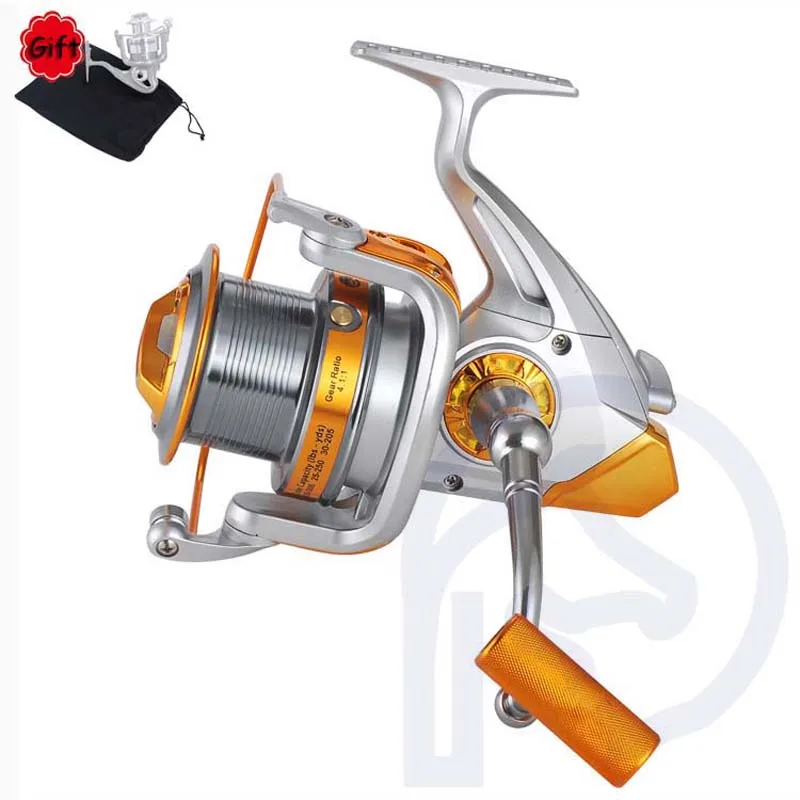 

Large Fishing Reel 12+1BB Fresh Salt Water Sea Lake Long Shot Wheel High-strength Metal Rocker Arm Outdoor Fly Fishing Wheels