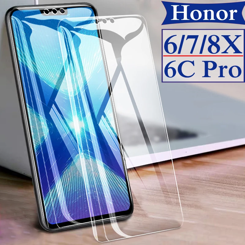 Защитный чехол на для Huawei Honor 6C Pro сотовом телефоне защитное стекло 8x max 8 9 10 lite 6a 6x7x6