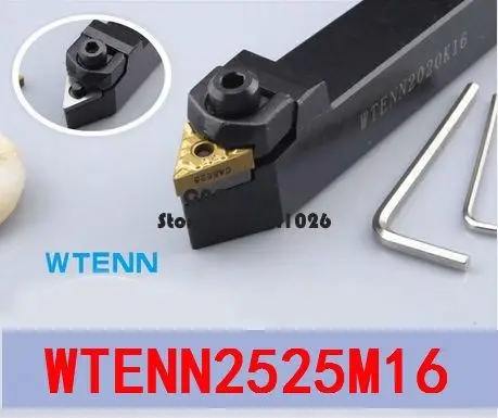 

WTENN2525M16 CNC turning tool holder, External turning tools,CNC Lathe cutting tools for TNMG160404/08/12 Inserts Holder tools