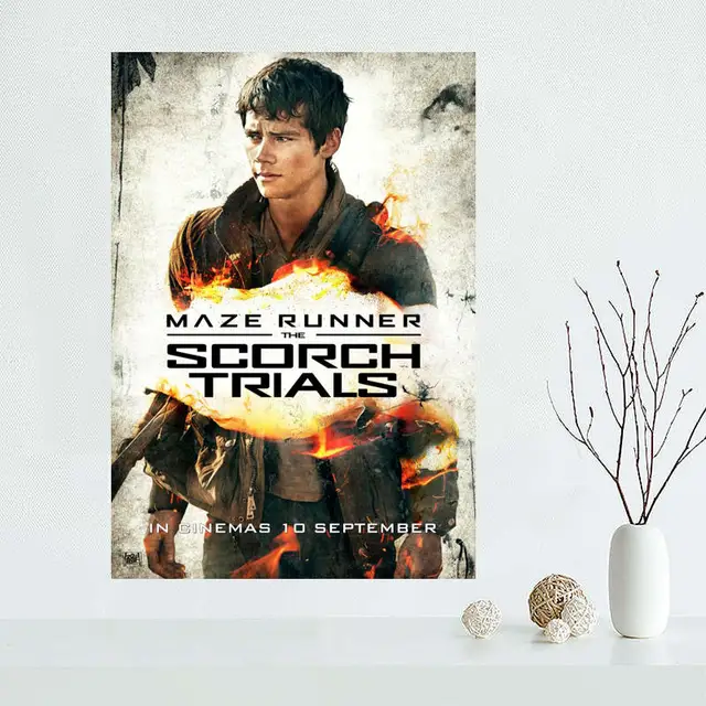 Custom maze runner 01 Home Decor modern For Bedroom Wall Fabric Silk