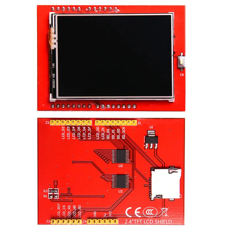 2.4 дюймов TFT LCD Сенсорный Модуль ЖК Экран для Arduino Mega 2560 R3 Совета Поддержка Мега