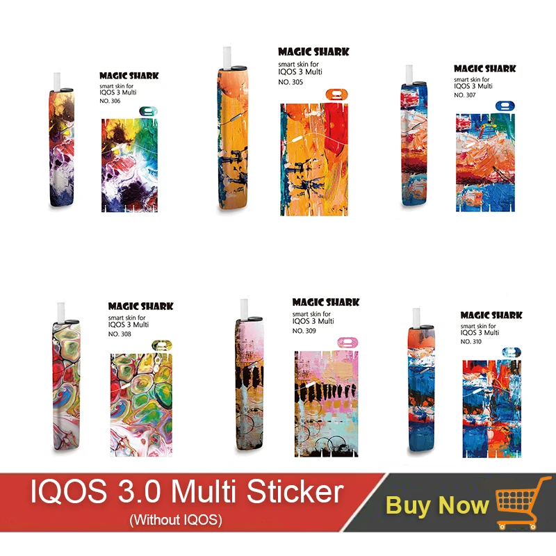 

12 Colors Cool Design Protective Sticker for IQOS Sticker For IQOS Multi 3.0 Skin Cover Sleeve Sticker