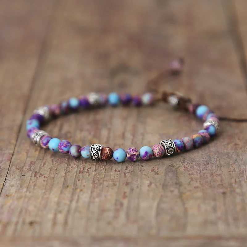 

2019 new Premium Beads Bracelets Stone Japser Fancy Friendship Bracelets Lovers Couples Yoga Bracelet Jewelry Creative Gifts