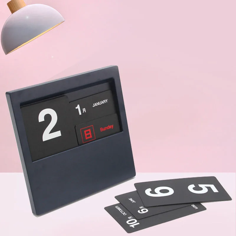 

2019 Desk Table Calendar Refill Planner Pull Down Calendar Year Planner Index Label Office Calendar Organizer Kpop Stationery