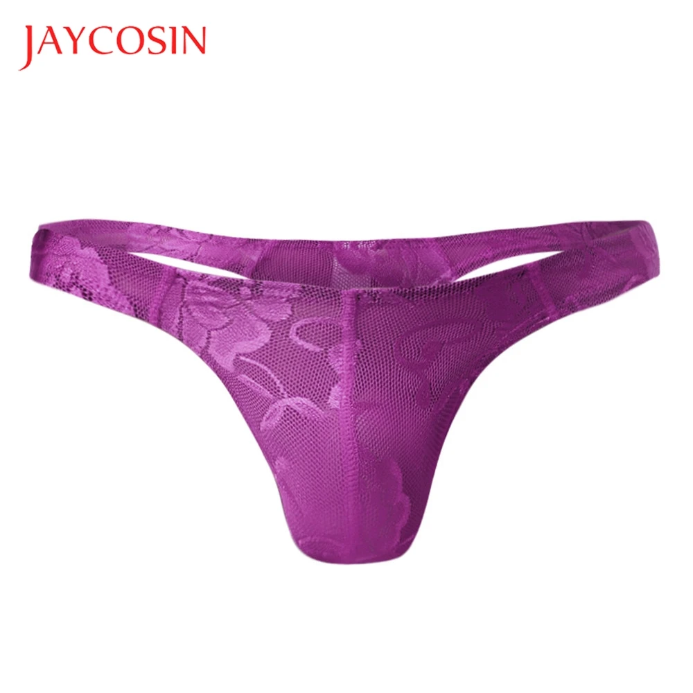Сексуальное мужское Сетчатое кружевное Прозрачное нижнее белье JAYCOSIN