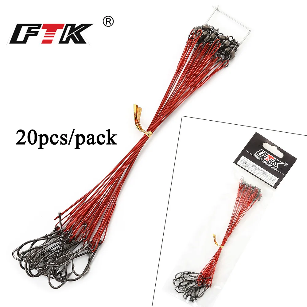 FTK للصدأ زعيم سلك مع قطب ملحقات صيد سمك 3 ألوان Olta Leadcore المقود 12 سنتيمتر 16 سنتيمتر 20 سنتيمتر 23 سنتيمتر 25 سنتيمتر 20-80LB خيط صنارة الصيد