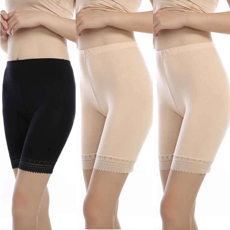 Soft modal material boxer shorts safety pant for women panties big size high waist ladies' underwear 3pcs/lot high waist panties high waist underwear women shorts underwear