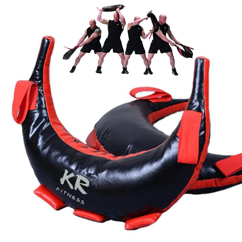 

5-20kg Bulgaria Power Bag PU Leather Boxing Punching Bag Strength Exercise Sandbag Fitness Boxing Training Sand Bag(Empty)