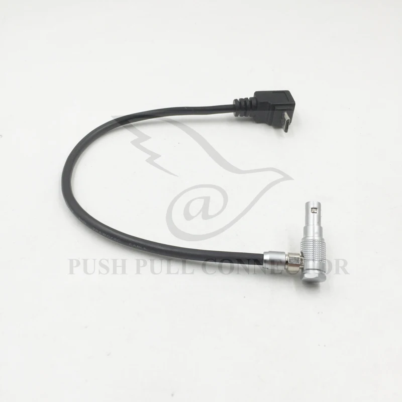 LEMO 00 разъем FHG.00.302 под прямым углом вниз Micro USB кабель FHG локоть 2 контактный