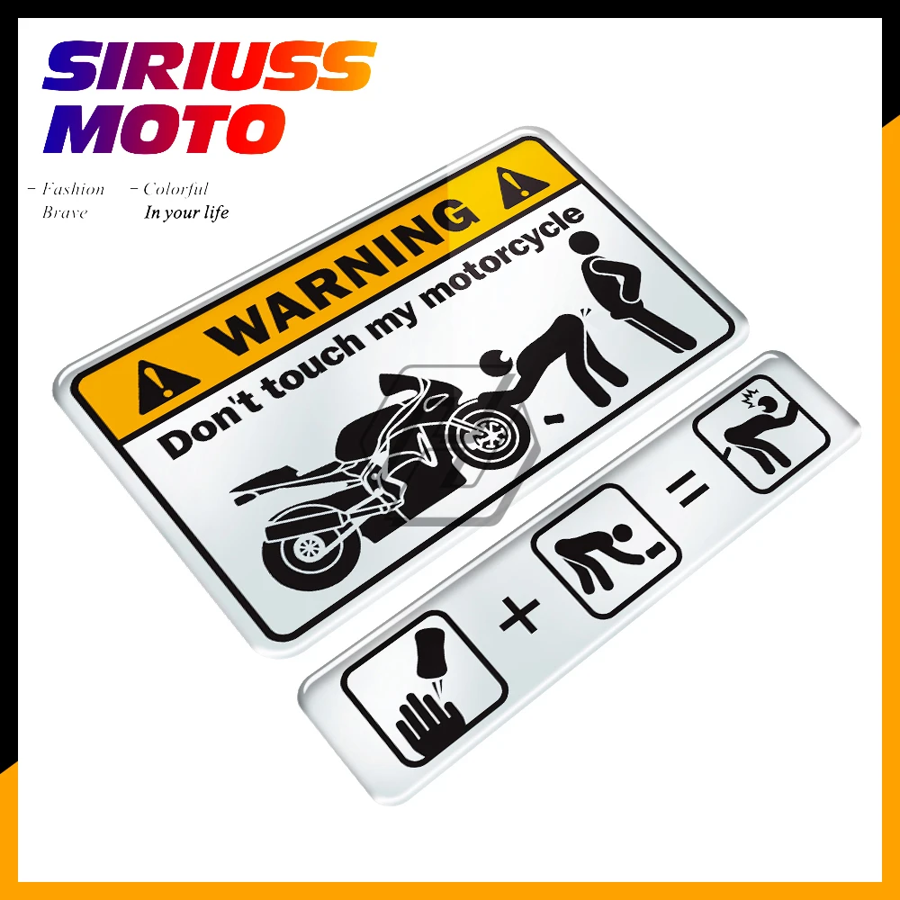 3D Warning Sticker Don't Touch My Motorcycle Tank Sex Decal Case for  Universal Kawasaki Yamaha Honda Suzuki Ducati BMW Tank|Decals & Stickers| -  AliExpress