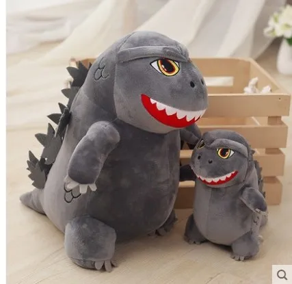 

Free shipping Fashion Kidrobot Godzilla Phunny stuffed Plush soft Toy for children birthday chrismast gift 3 size