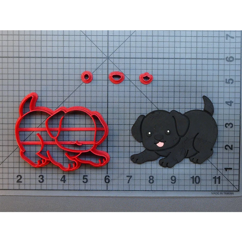 

Labrador Puppy Design Cookie Cutter Made 3D Printed Fondant Cupcake Top Cookie Cutter Set Cake Decorating Tools Fondant Cutter