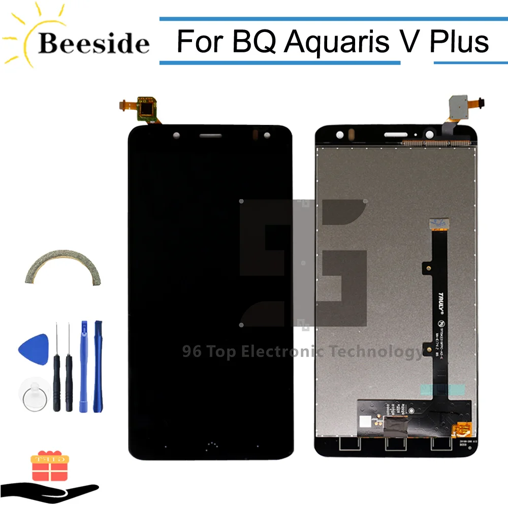 

AA+ Quality LCD 5.5'' For BQ Aquaris V Plus LCD Display Touch Screen Digitizer Assembly Replace Black / White