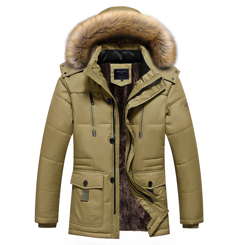 Winter new dad winter coat cotton jacket middle aged men's cotton suit