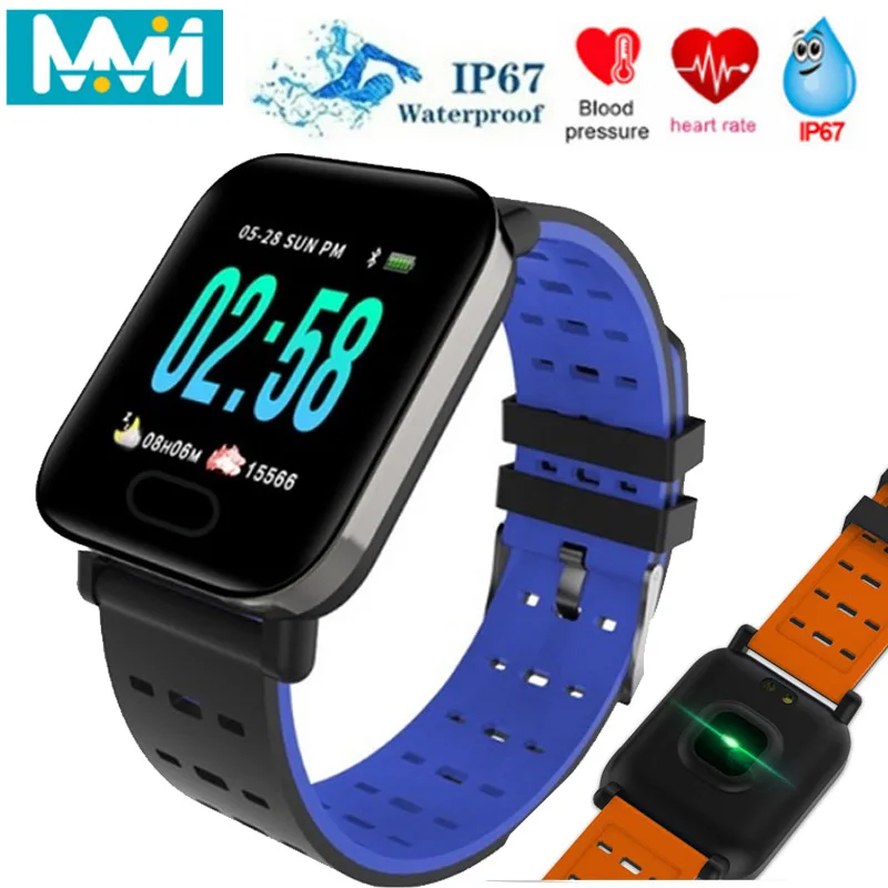 

A6 Smart Bracelet Heart Rate Tracker Sports Fitness Tracker Smartband Sleep Monitoring Smart Wristband Smart Watch Waterproof