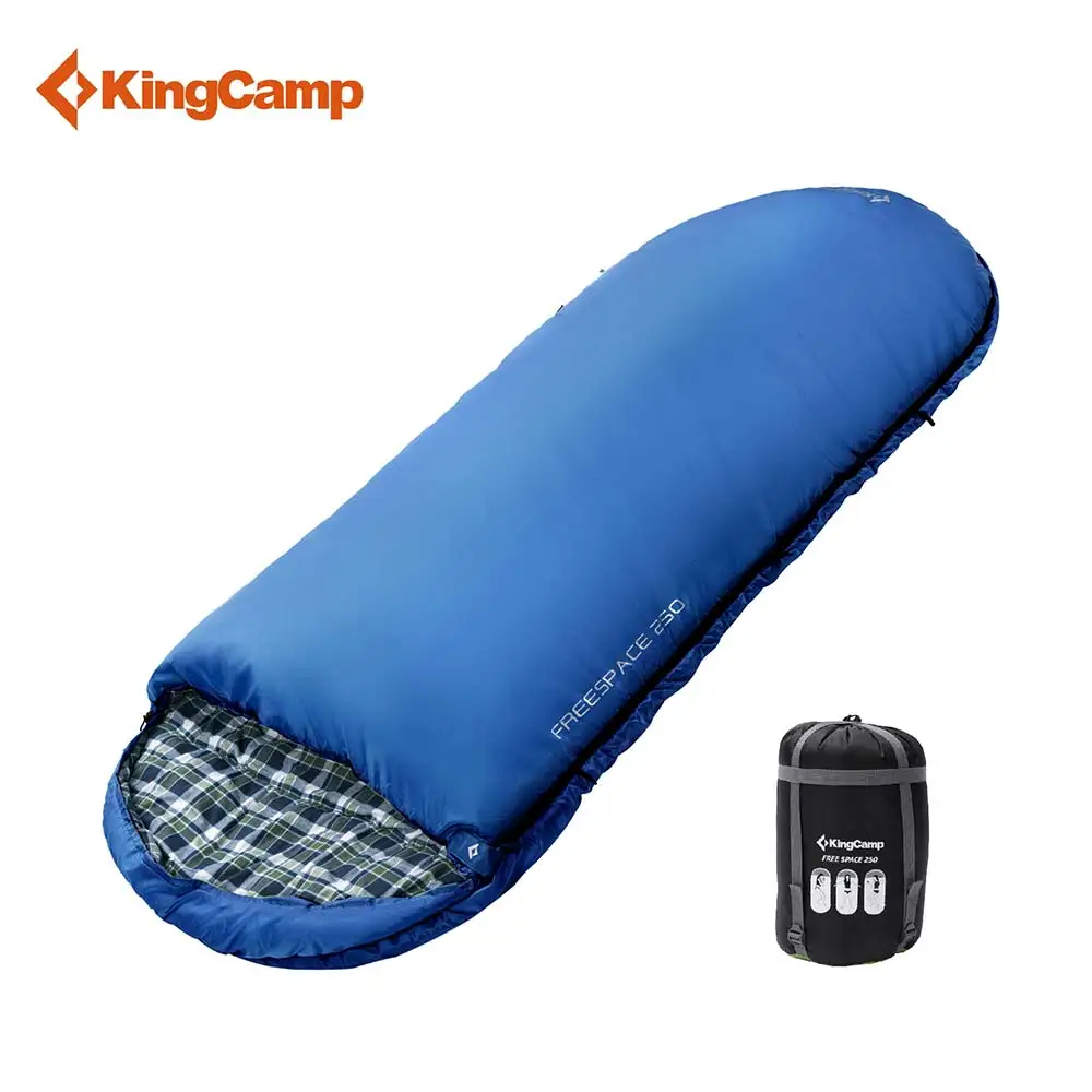 KingCamp спальный мешок ленивый мешок свободного пространства Сверхлегкий портативный 220 х 110см весь сезон для взрослых Bivy мешок Открытый Оборудование для кемпинга 