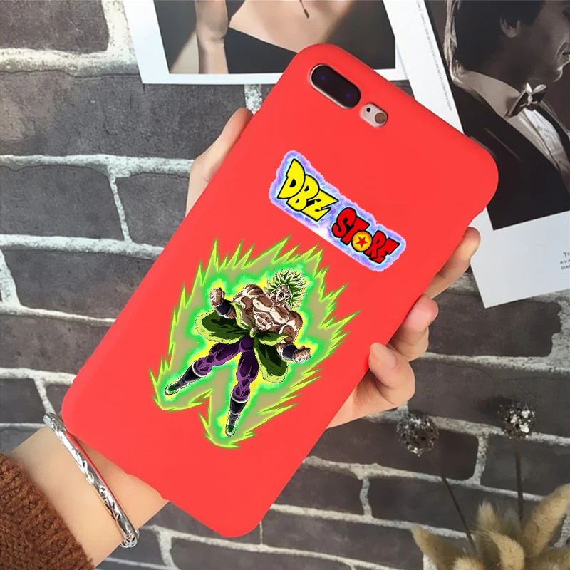 Dbz Dragon Ball Z Супер Гоку мягкий силиконовый карамельный цвет чехол для телефона для iPhone 11 pro X XR XS MAX 6 7 8 plus 6s TPU