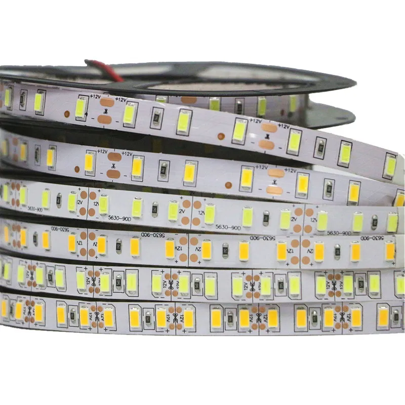 

1/2/3/4/5M IP65 Waterproof LED Strip Light 5630 SMD DC 12V 60/90/120 Leds/M 5730 Bar Flexible Light Brighter Than 5050 Led Tape