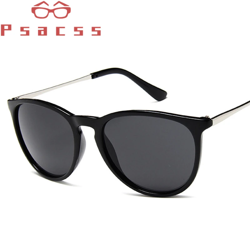 

Psacss Classic Retro Sunglasses Women Men Brand Designer Metal High Quality Sun Glasses Feamle Male Fashion Mirror Shades UV400