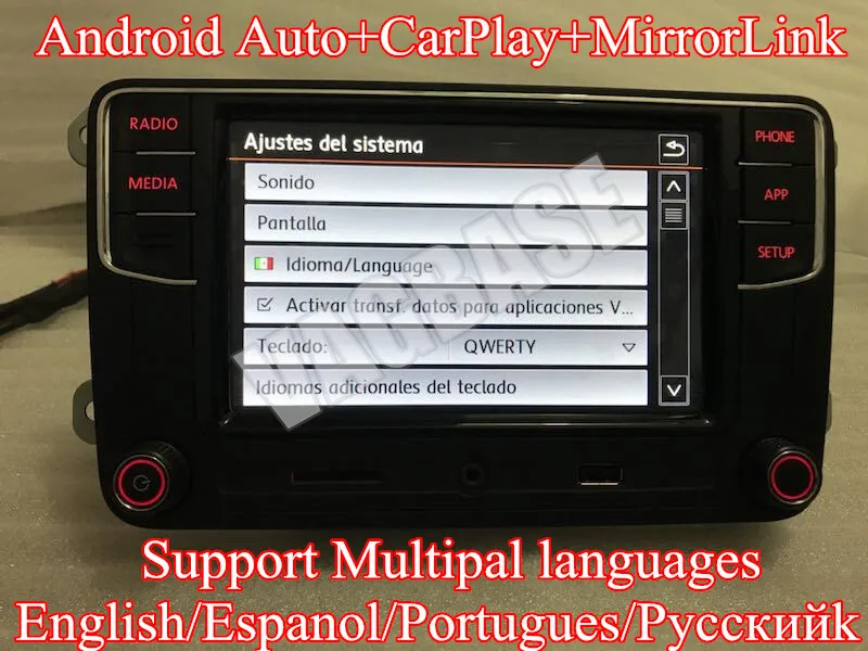 CarPlay Android Auto RCD330 R340G плюс Noname радио RCD340G C210 для VW Tiguan Гольф 5 6 MK5 MK6 Passat поло 187B Русский