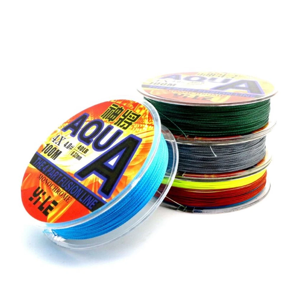 

FIRECLUB 100M PE Braided Fishing Line 4 Strand 8 Strand 12-80LB Fishing Line for Carp Fishing Wire