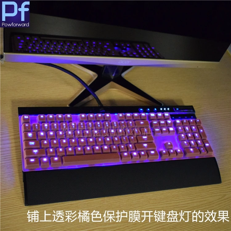 Для CORSAIR K70 RGB LUX/Red LUX K70 RGB MK.2 Механическая игровая клавиатура для настольного ПК, прозрачная Защитная крышка для клавиатуры