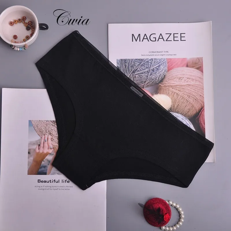 5xl big size women black color sexy underwear ladies underwear panties lingerie bikini ear pants/ thong/g-string 1pcs/lot ac124 - Color: ac120hei