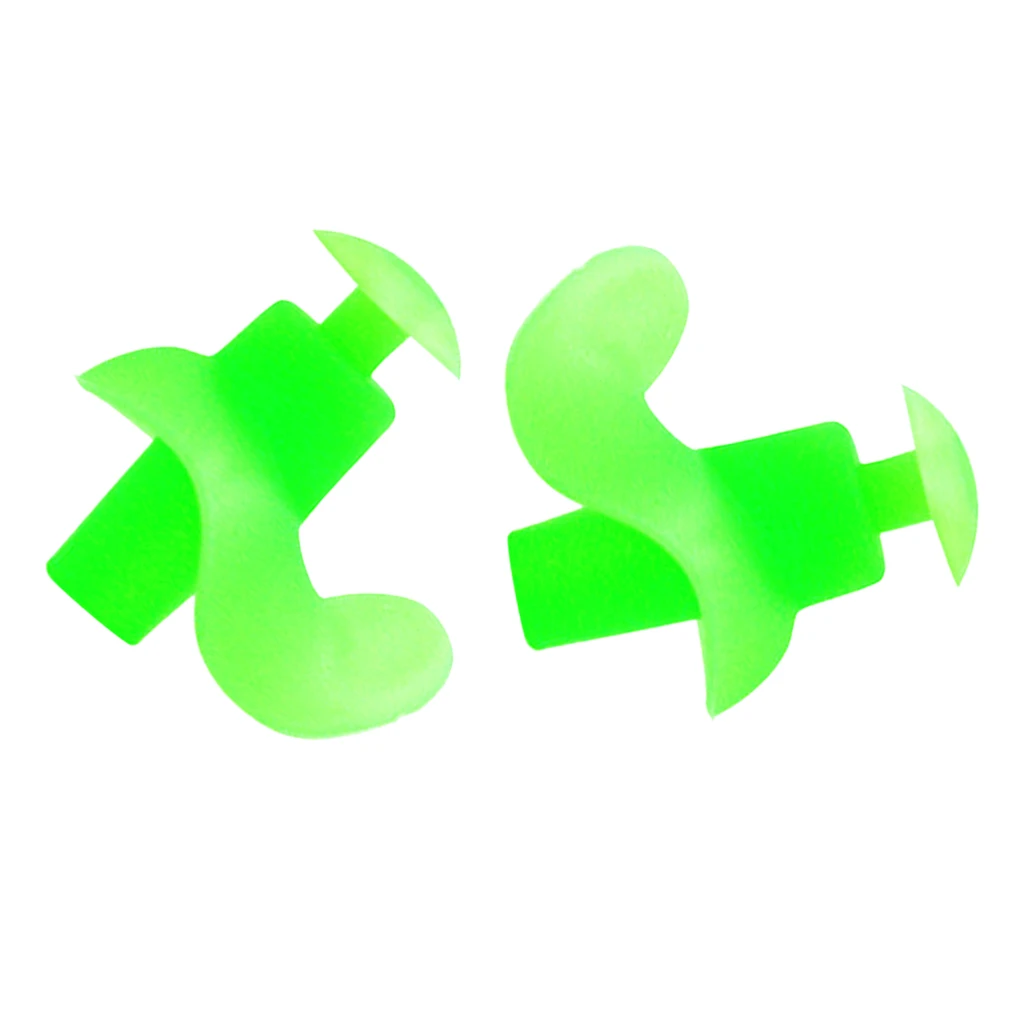 Silicone Swimming Earplugs Comfortable Waterproof Ear Plugs with Protective Case for Showering Sleeping Noise Reducing 