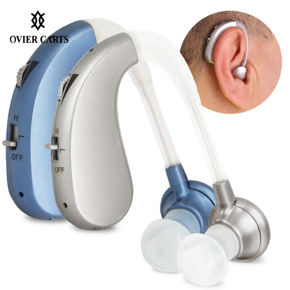 

Mini Size Hearing Aid Wireless Ear Hearing Aid Rechargeable Ear Back Type Sound Amplifier 2 Modes Adjustable