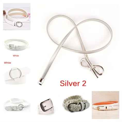 Wholesale Women Waist Belt Black White Color Female Faux Leather Belt For Women Jeans Pants Fashion Chic Design