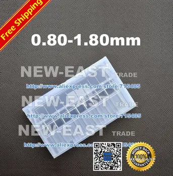 

Free Shipping - 10pcs New 0.80-1.80mm PCB Print Circuit Board endmills, cnc router tool, mini end mill set